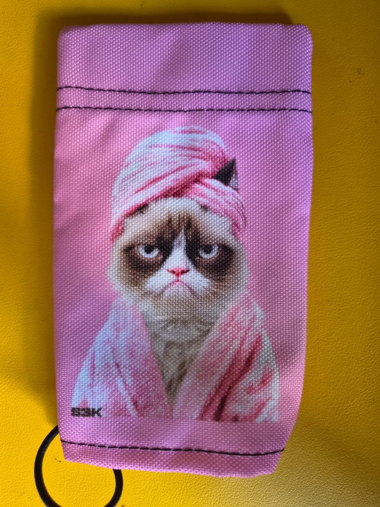 Paintballlaufsocke Grumpy Cat Pink