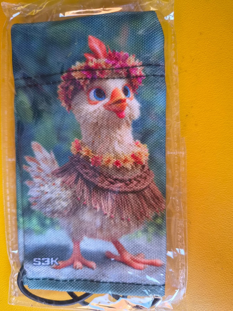 Airsoft-Laufsocke Küken Blumenkranz Weiß
