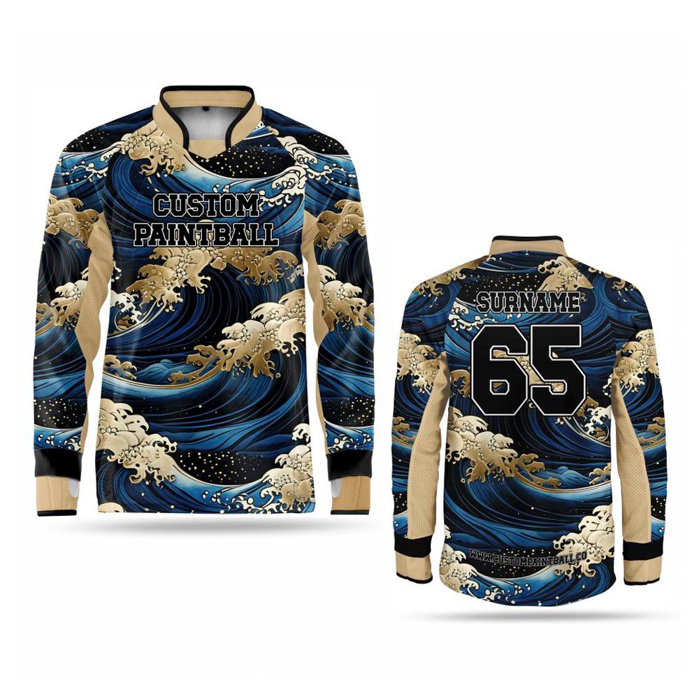 Paintball Trikot Kyoto Wave (Größe: S)