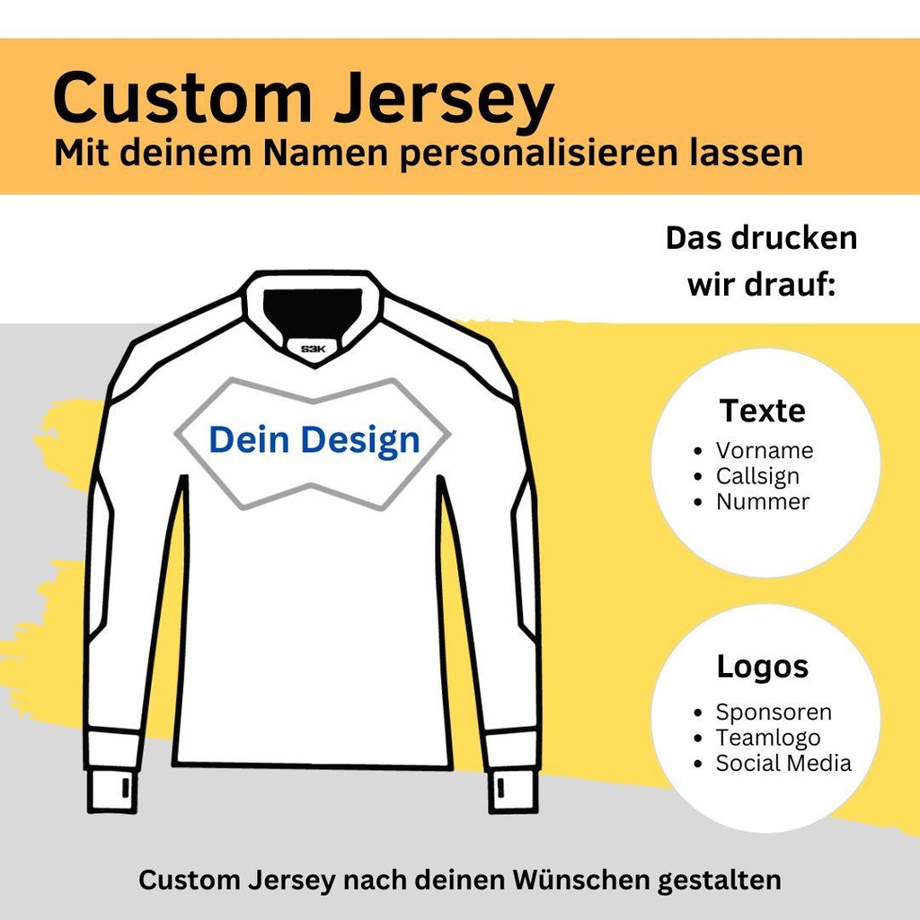 Dein neues Custom Trikot - mit deinem Namen (S)