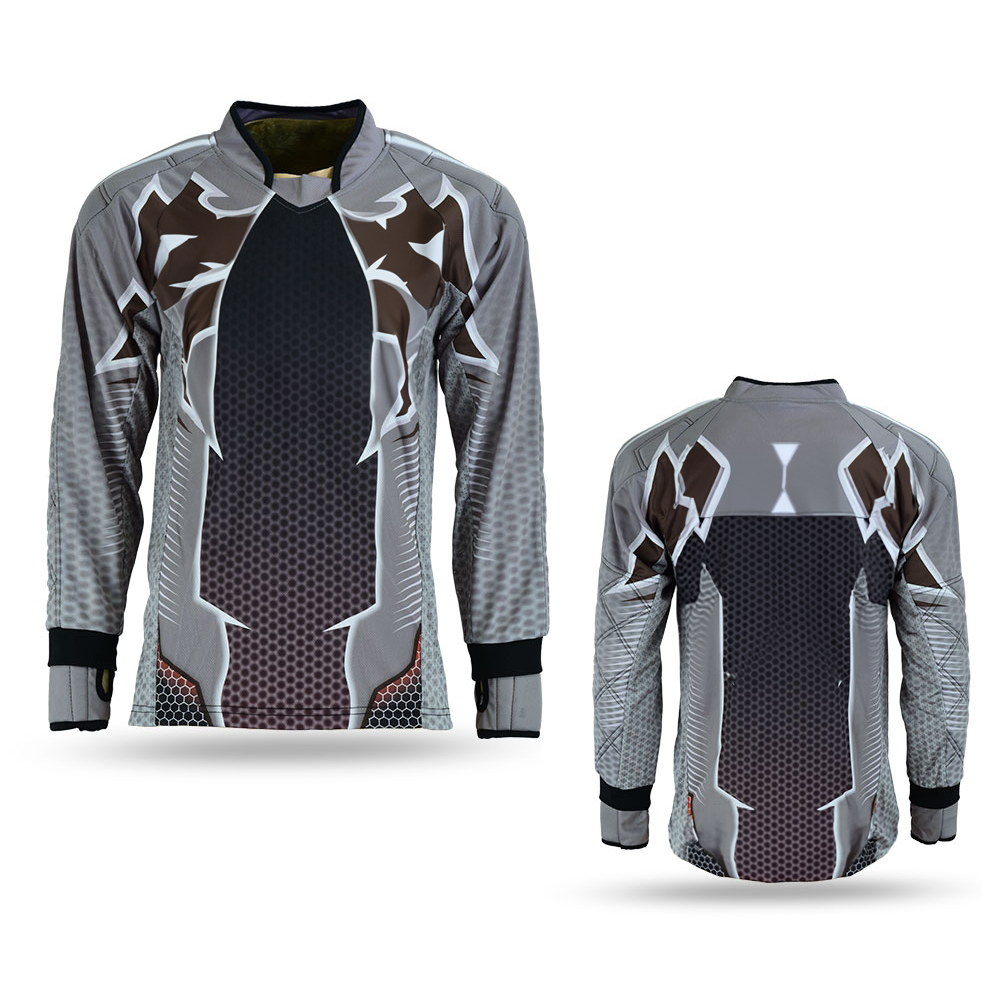 Paintball Trikot - Grau (Größe: S)