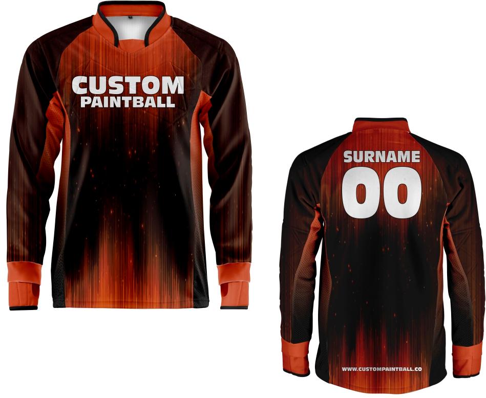 Paintball Trikot Orange (Größe: S)