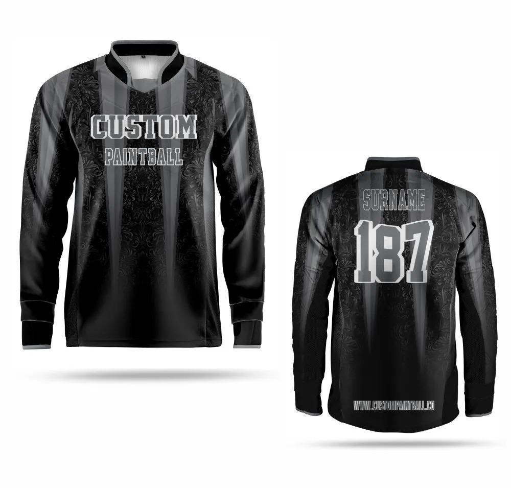 Paintball Trikot bestellen - Black (Größe: S)