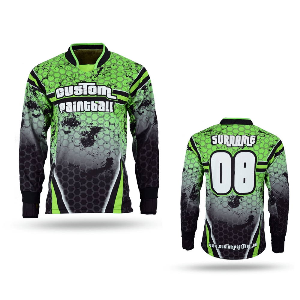 Paintball Trikot selber gestalten - Waben (Größe: S)
