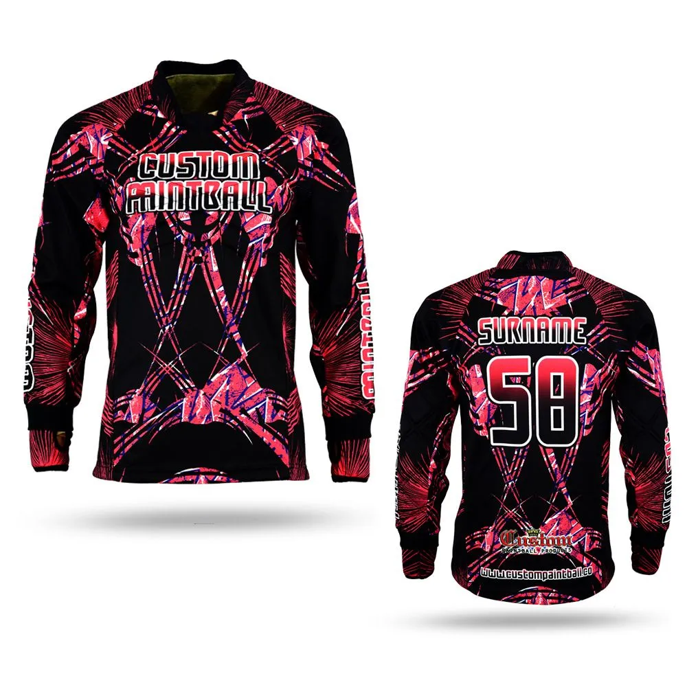 Paintball Trikot – Schwarz und Pink (Größe: S)