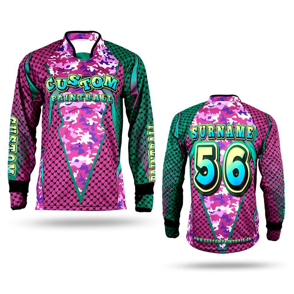 Paintball Teamtrikot „Rote Linie“ (S)