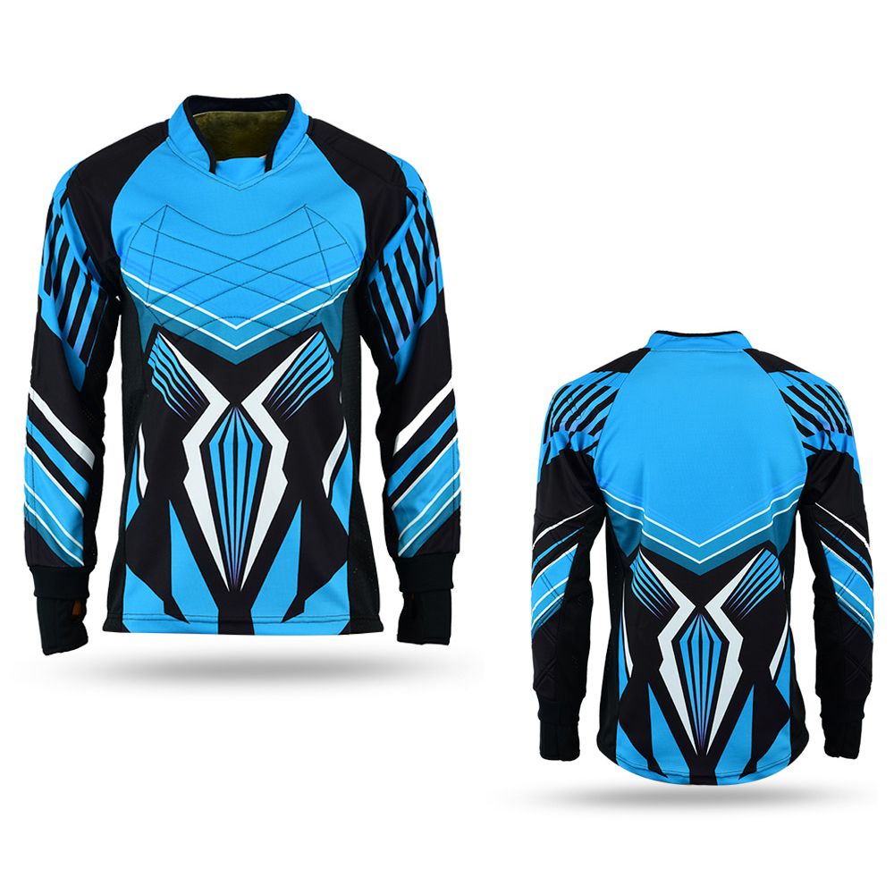 Schwarz - Blaues Jersey für Paintball